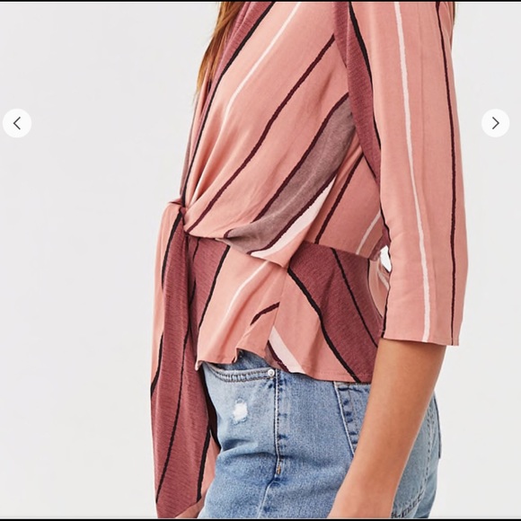 Tie-Front Top - Picture 2 of 3